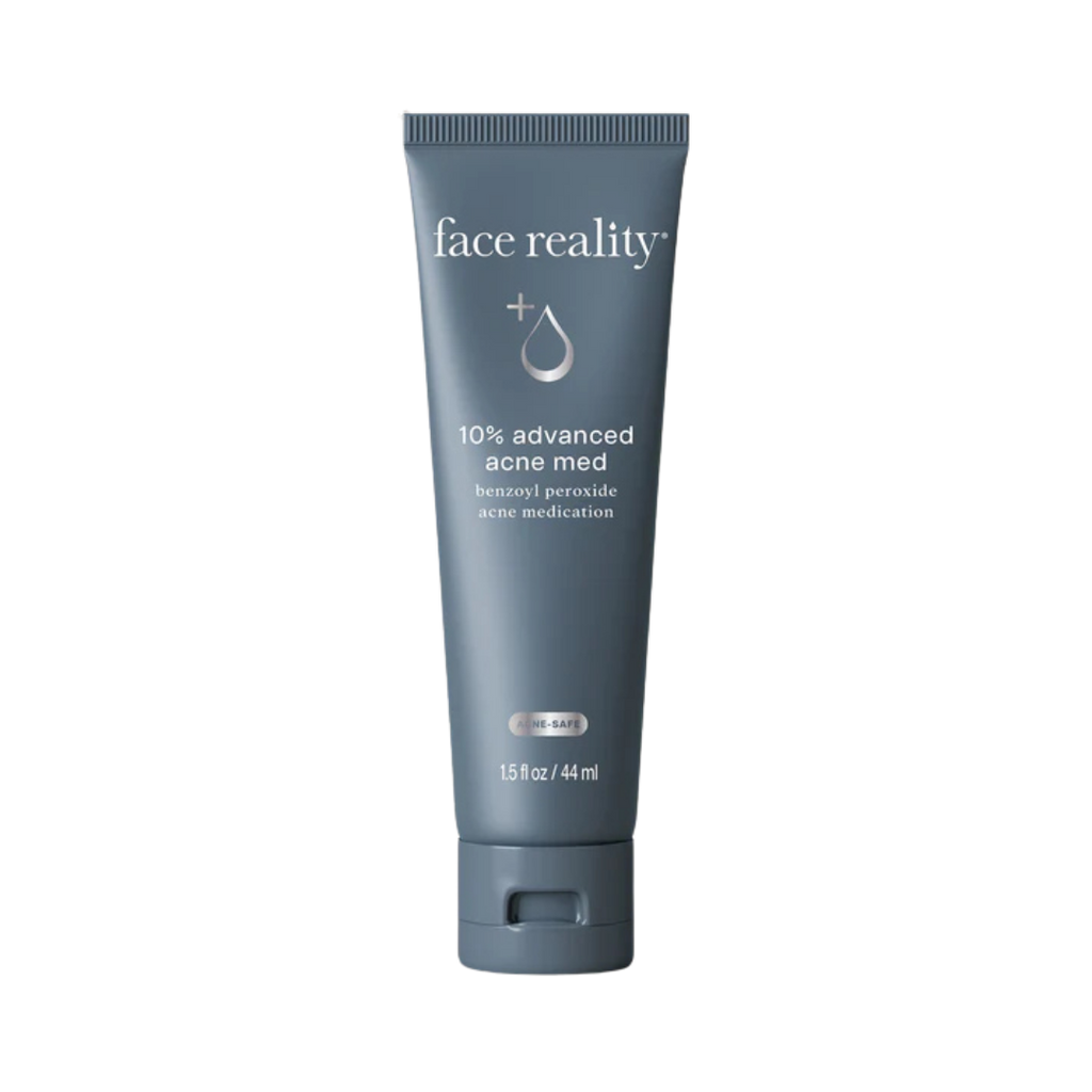 Tube of 'face reality' 10% advanced acne med 
