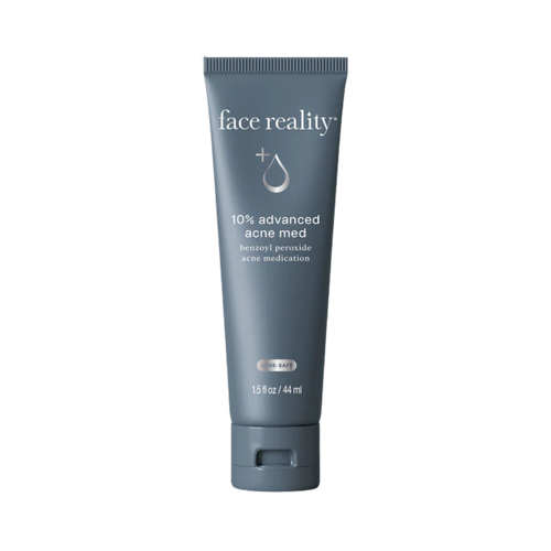 Tube of 'face reality' 10% advanced acne med 